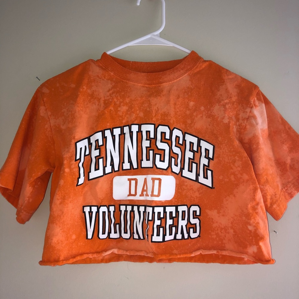 Tennessee acid wash crop top
